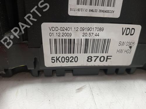 Instrument cluster VW GOLF VI (5K1) 1.4 TSI | BP23226167C47 