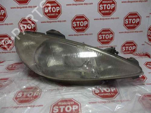 Used Right headlight PEUGEOT 206 Hatchback (2A/C) 1.9 D (69 hp) 7346514