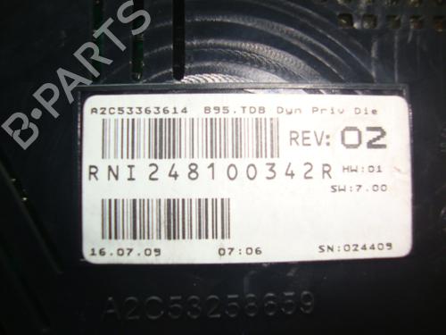 Instrument cluster RENAULT MEGANE III Hatchback (BZ0/1_, B3_) 1.9 dCi (BZ0N, BZ0J) | BP9143256C47 