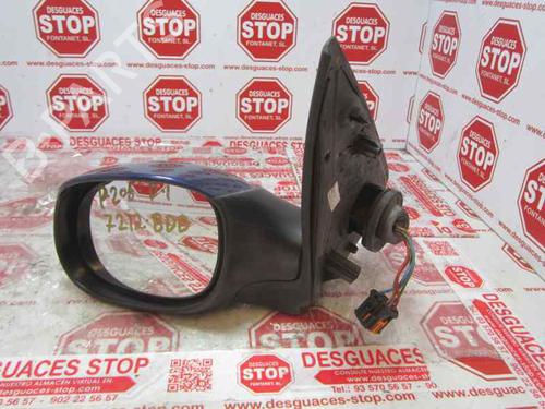 Used Left mirror PEUGEOT 206 Hatchback (2A/C) [1998-2012]  7341463