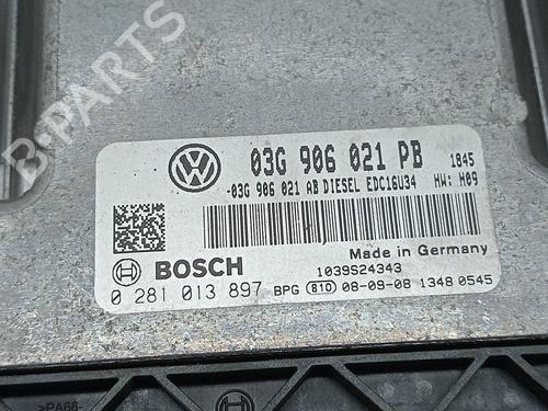 Engine control unit (ECU) VW PASSAT B6 Variant (3C5) 1.9 TDI | BP28093672M57 - Image 3