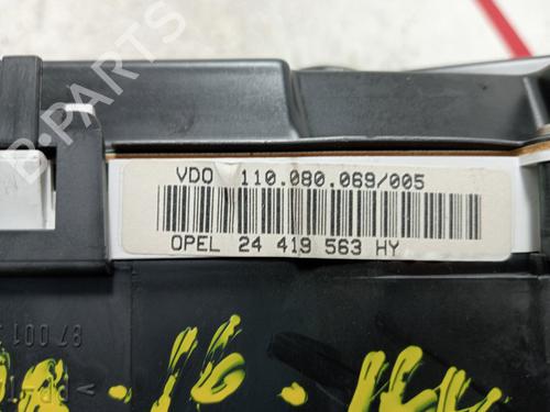 Instrument cluster OPEL ZAFIRA A MPV (T98)  | BP7370592C47 
