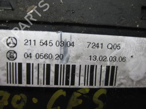 Headlight switch MERCEDES-BENZ E-CLASS (W211) E 270 CDI (211.016) | BP7321476I24 