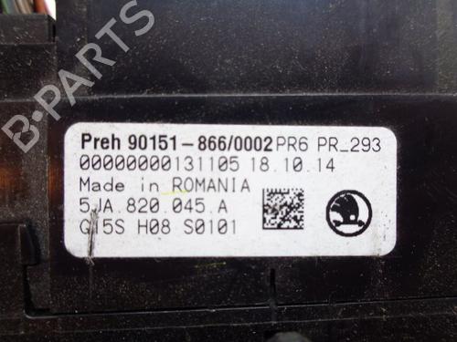 Climate control SKODA RAPID (NH3, NK3, NK6) 1.6 TDI | BP15933818I5 