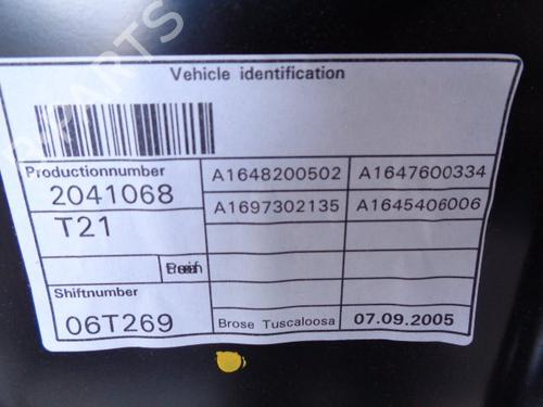 Rear left window mechanism MERCEDES-BENZ M-CLASS (W164) ML 320 CDI 4-matic (164.122) | BP16403738C24 