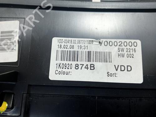 Instrument cluster VW GOLF PLUS V (5M1, 521)  | BP19944209C47 