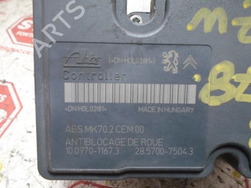 ABS pump CITROËN C1 (PM_, PN_) 1.0 | BP8397439M43 