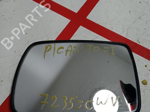 Used Left mirror glass KIA PICANTO II (TA) [2011-2018]  16098517