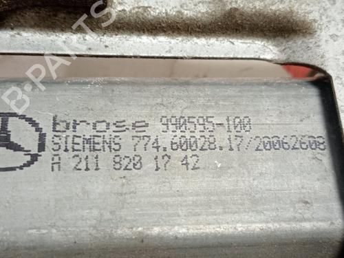 Front right window mechanism MERCEDES-BENZ C-CLASS (W203) C 200 CDI (203.004) | BP29190487C23