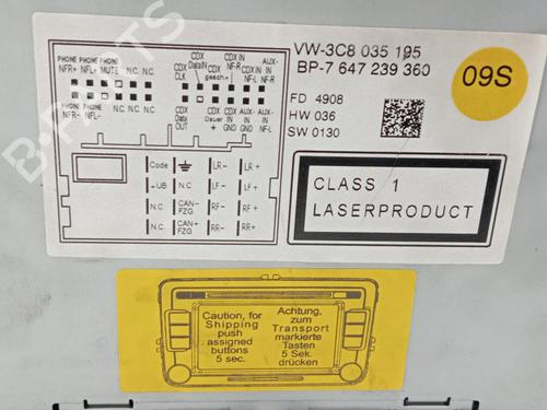 Electronic module VW PASSAT B6 (3C2)  | BP29063662M83 