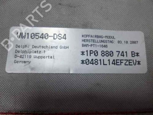 Left curtain airbag SEAT LEON (1P1)  | BP7365371C11 