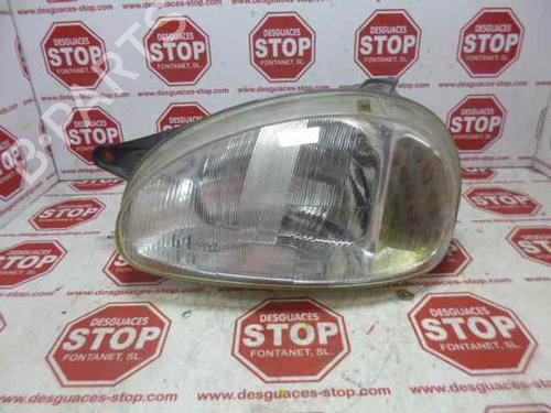 Used Left headlight OPEL CORSA B (S93) [1993-2009]  7343241
