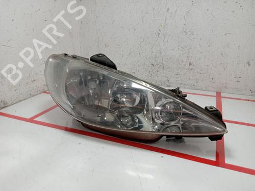 Right headlight PEUGEOT 206 Hatchback (2A/C) 1.6 16V | BP29400456C29 