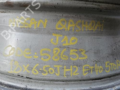 Rim NISSAN QASHQAI I (J10, NJ10)  | BP27891762C45 