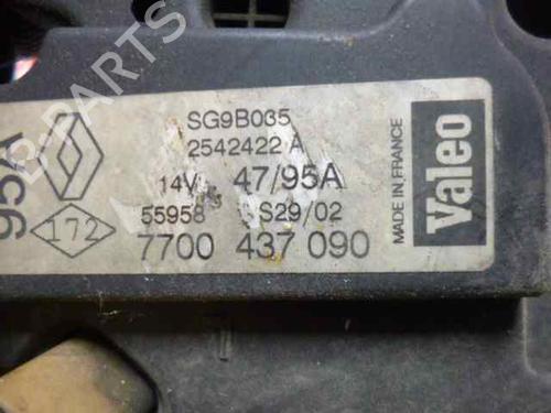 Alternator RENAULT CLIO II (BB_, CB_)  | BP7386505M7 