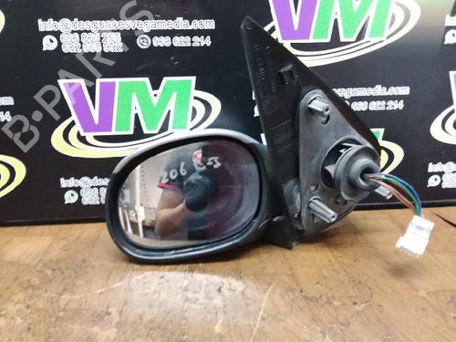 Used Left mirror PEUGEOT 206 Hatchback (2A/C) [1998-2012]  7469216