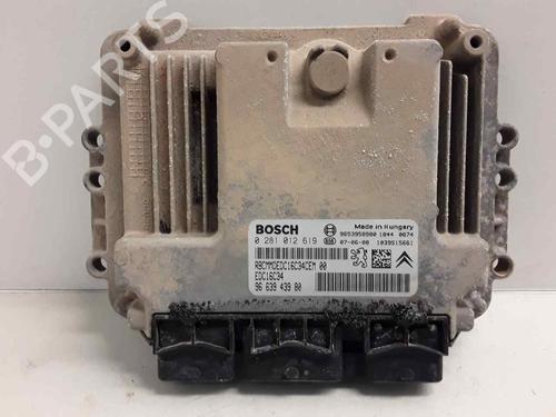 Engine control unit (ECU) CITROËN BERLINGO Box Body/MPV (B9) 1.6 HDi 90 4x4 0281012619 | 9663943980 |