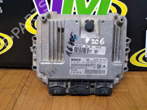 Used Engine control unit (ECU) PEUGEOT 206 Hatchback (2A/C) [1998-2012]  7467707