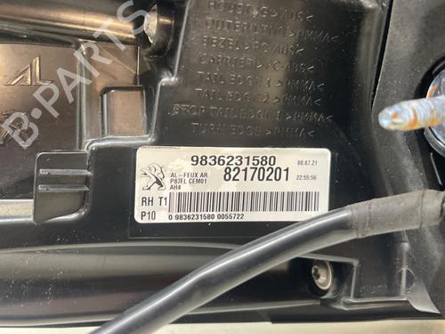 Right taillight PEUGEOT 5008 II (MC_, MJ_, MR_, M4_)  | BP29717177C35 