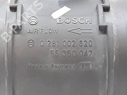 Mass air flow sensor OPEL MERIVA A MPV (X03) 1.7 CDTI (E75) | BP13402507M95