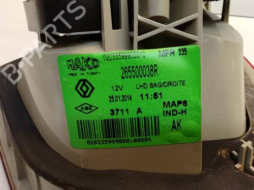 Right tailgate light RENAULT FLUENCE (L3_) 1.5 dCi (L30D, L30L, L306, L33F, L33L, L33M, L33V, L33W) | BP36650342C80 - Image 2