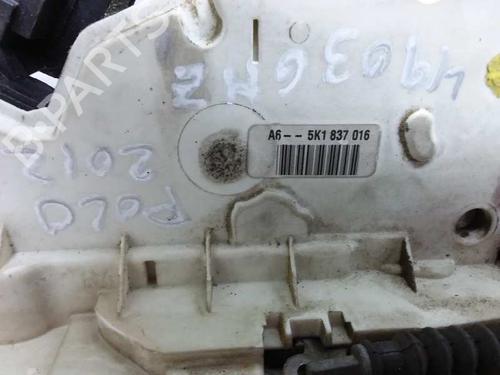 Front right lock VW POLO V (6R1, 6C1) 1.4 (6R1) | BP7471212C97 
