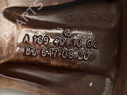 Rim MERCEDES-BENZ A-CLASS (W169) A 180 CDI (169.007, 169.307) | BP28196343C45 