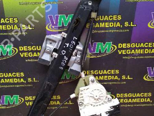 Used Rear right window mechanism SEAT LEON (1P1) [2005-2013]  7572232
