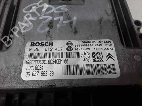 Engine control unit (ECU) PEUGEOT 207 (WA_, WC_)  | BP24493337M57 