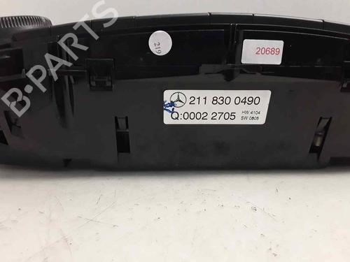 AC Styreenhet / Manøvreringsenhet MERCEDES-BENZ E-CLASS (W211) E 200 Kompressor (211.042) | BP25254448I5 