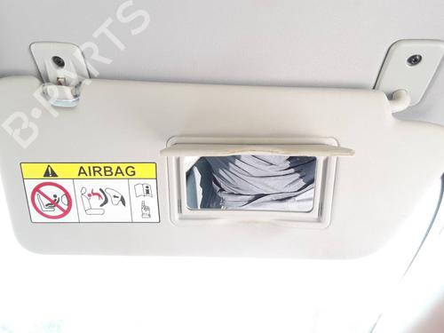 Right sun visor PEUGEOT 3008 I MPV (0U_) 1.6 VTi | BP13371126I2 