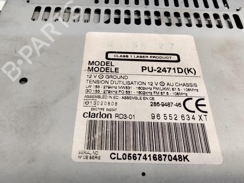 Radio PEUGEOT 807 (EB_) 2.0 HDi | BP37524811E6 - Image 3