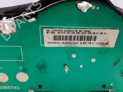 Instrument cluster CITROËN C3 II (SC_)  | BP16163638C47 