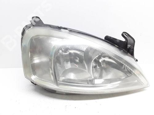 Used Right headlight OPEL CORSA C (X01) 1.4 Twinport (F08, F68) (90 hp) 11601291