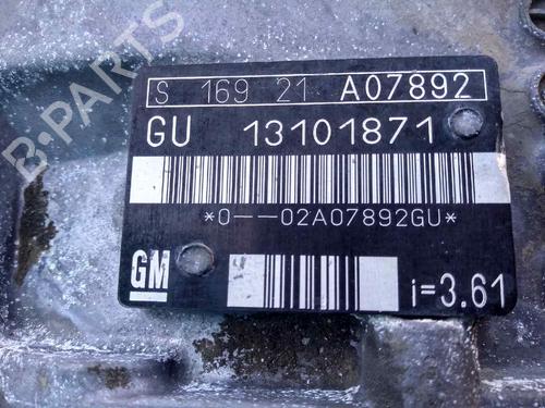 Used Gearbox OPEL ZAFIRA A MPV (T98) 2.0 DTI 16V (F75) (101 hp) 7466347