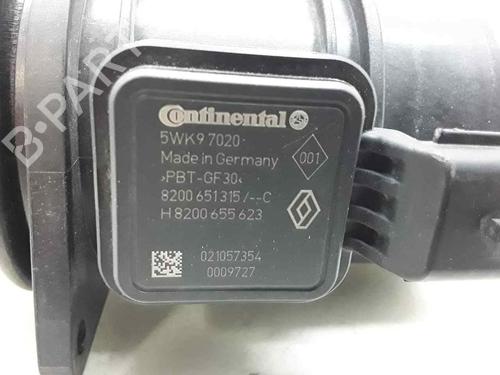 Mass air flow sensor RENAULT KANGOO / GRAND KANGOO II (KW0/1_) 1.5 dCi 90 (KW05, KW08, KW0G, KW11) | BP25026726M95 