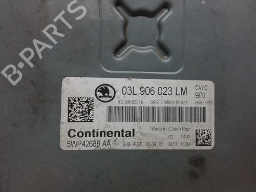 Engine control unit (ECU) SKODA RAPID (NH3, NK3, NK6) 1.6 TDI | BP7470928M57 