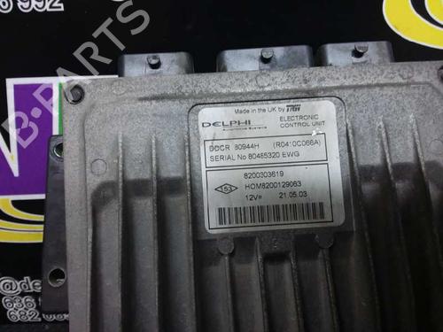 Engine control unit (ECU) RENAULT CLIO II (BB_, CB_)  | BP7468855M57 