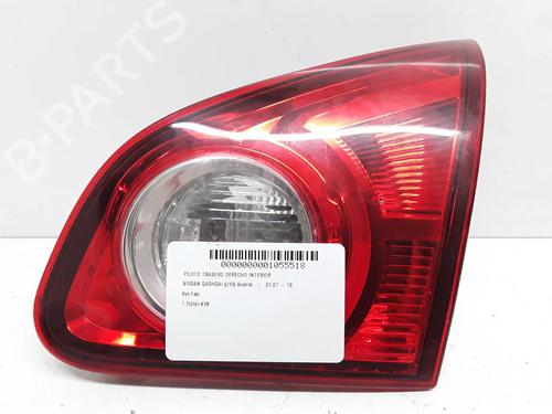 Højre baglygte bagklap NISSAN QASHQAI / QASHQAI +2 I (J10, NJ10, JJ10E) 1.5 dCi | BP9143108C80 