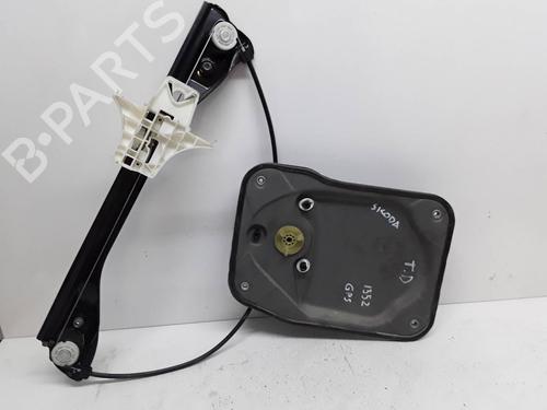 Used Rear right window mechanism SKODA FABIA II (542) [2006-2014]  12317675
