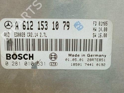 Engine control unit (ECU) MERCEDES-BENZ C-CLASS (W203) C 270 CDI (203.016) | BP40467747M57 - Image 2