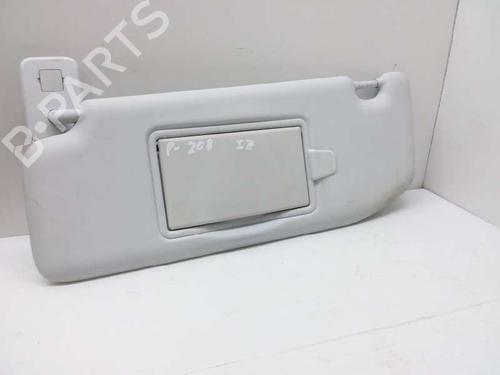 Used Left sun visor PEUGEOT 208 I (CA_, CC_) [2012-2020]  7470882
