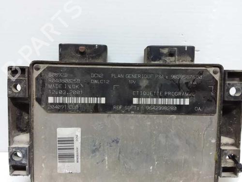Computer motormanagement PEUGEOT PARTNER MPV (5_, G_) 1.9 D (69 hp) 7472601