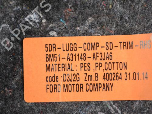 Boot lining FORD FOCUS III 1.0 EcoBoost | BP14801740I3 