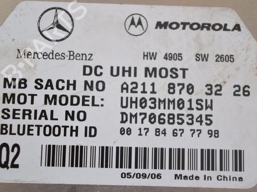 Electronic module MERCEDES-BENZ M-CLASS (W164) ML 350 4-matic (164.186) | BP19941749M83 