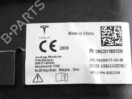 Driver airbag TESLA MODEL Y (5YJY) EV Performance All-wheel Drive | BP29337512C9 