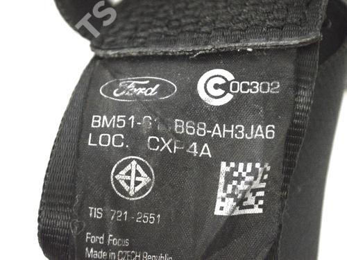 Rear right seatbelt FORD FOCUS III 1.0 EcoBoost | BP10532746I28 