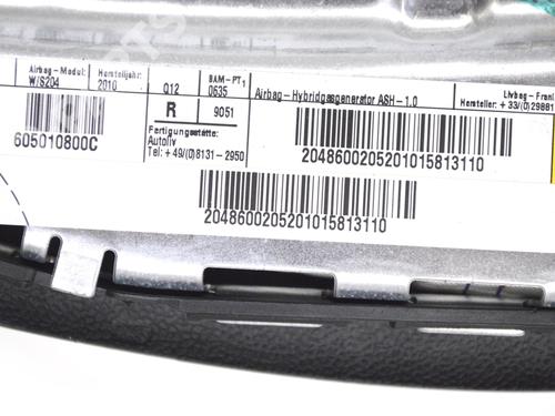 Høyre sete kollisjonspute MERCEDES-BENZ C-CLASS T-Model (S204) C 220 CDI (204.202) | BP11253878C14 