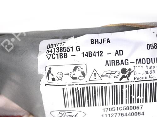 Left curtain airbag FORD FIESTA VI (CB1, CCN) 1.0 EcoBoost | BP14796912C11 