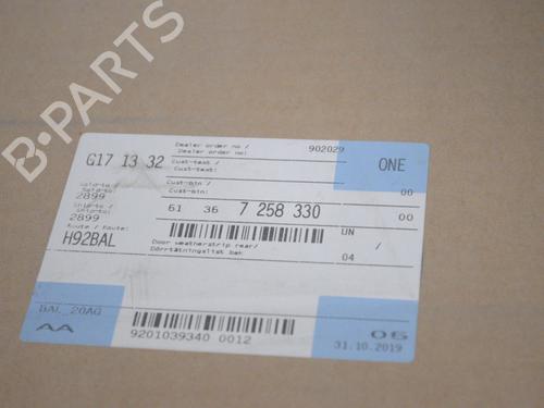 Rubber door seal BMW 3 (F30, F80) 328 i xDrive | BP16315671C142